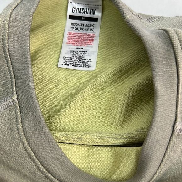 Gymshark gray and green ombré cropped sweatshirt Size medium NWT - Picture 7 of 11